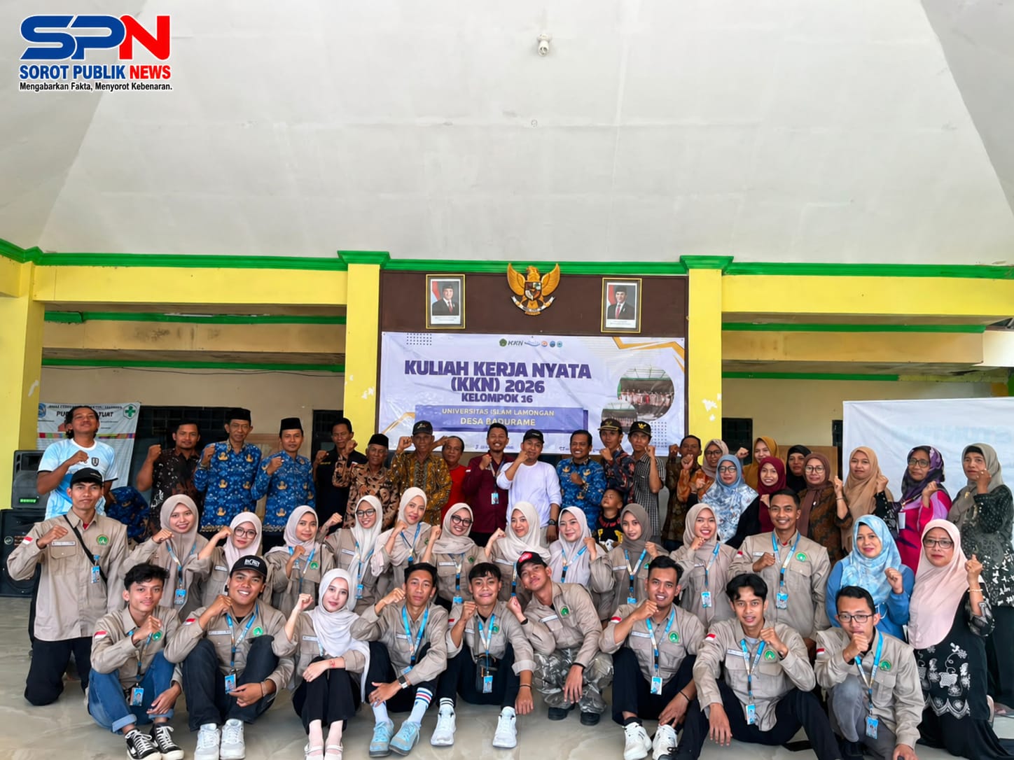 KKN UNISLA Kelompok 16 Resmi Dibuka di Desa Badurame, Usung Program Biopori dan Literasi Digital